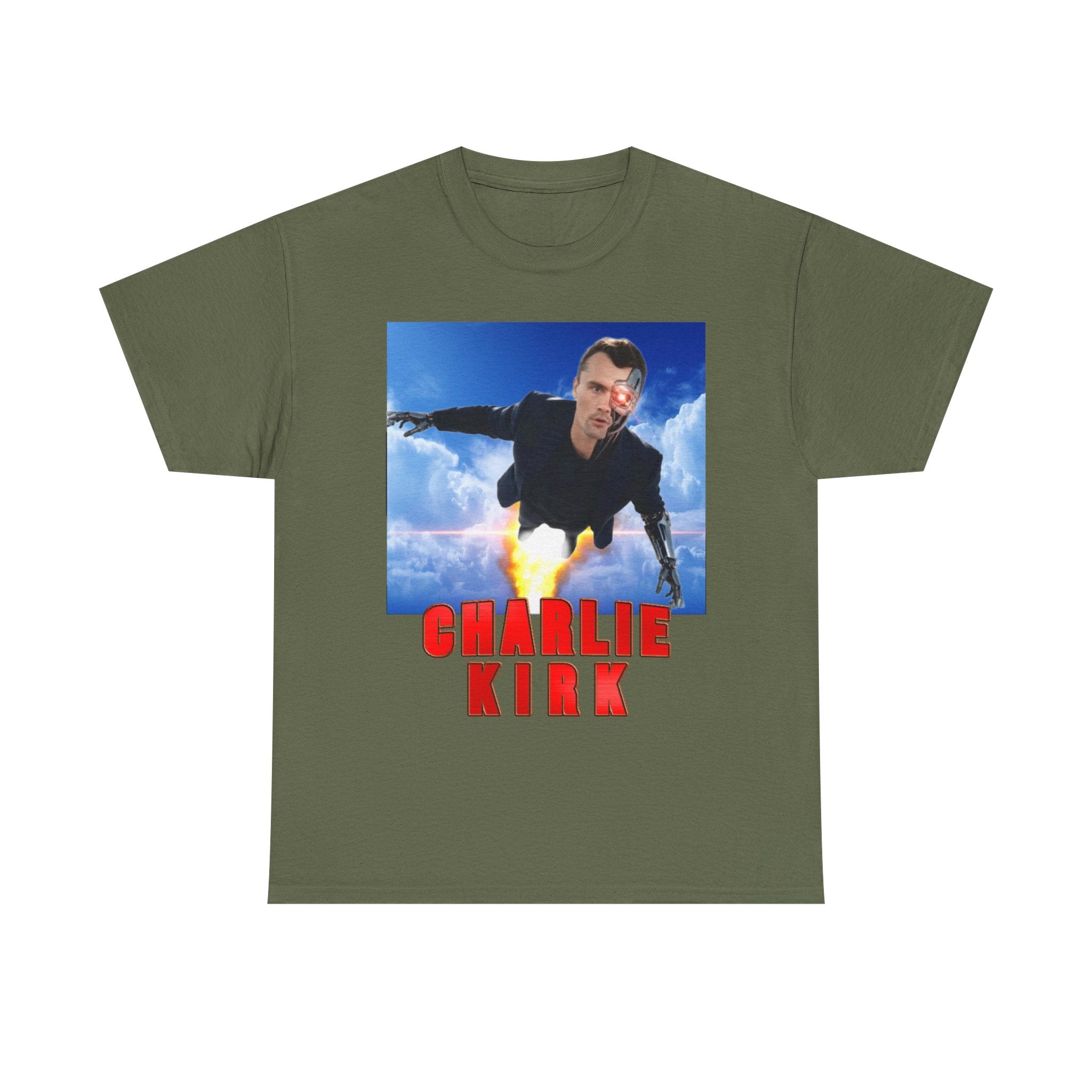 Charlie Kirkinator Heavy Cotton Graphic T-Shirt