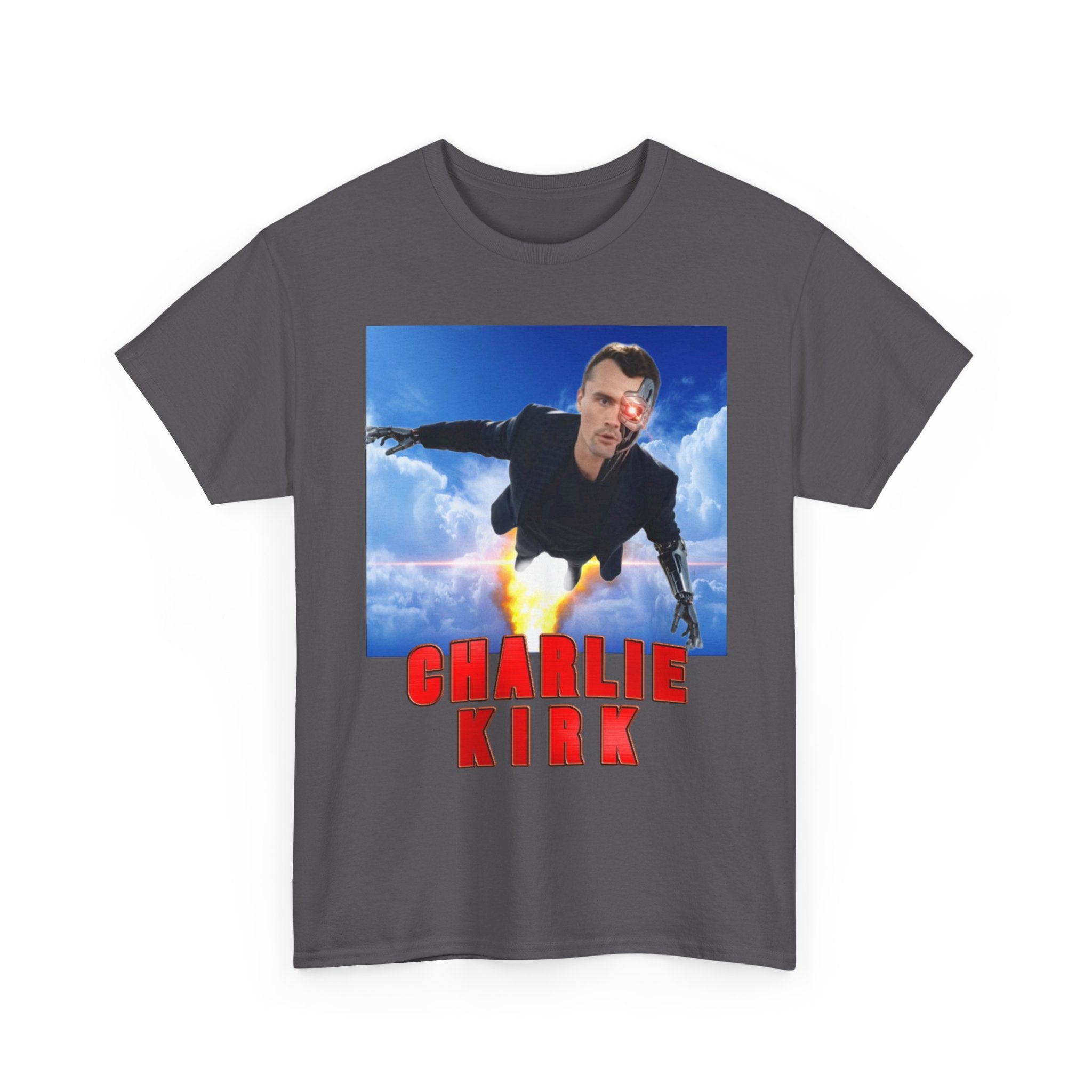 Charlie Kirkinator Heavy Cotton Graphic T-Shirt