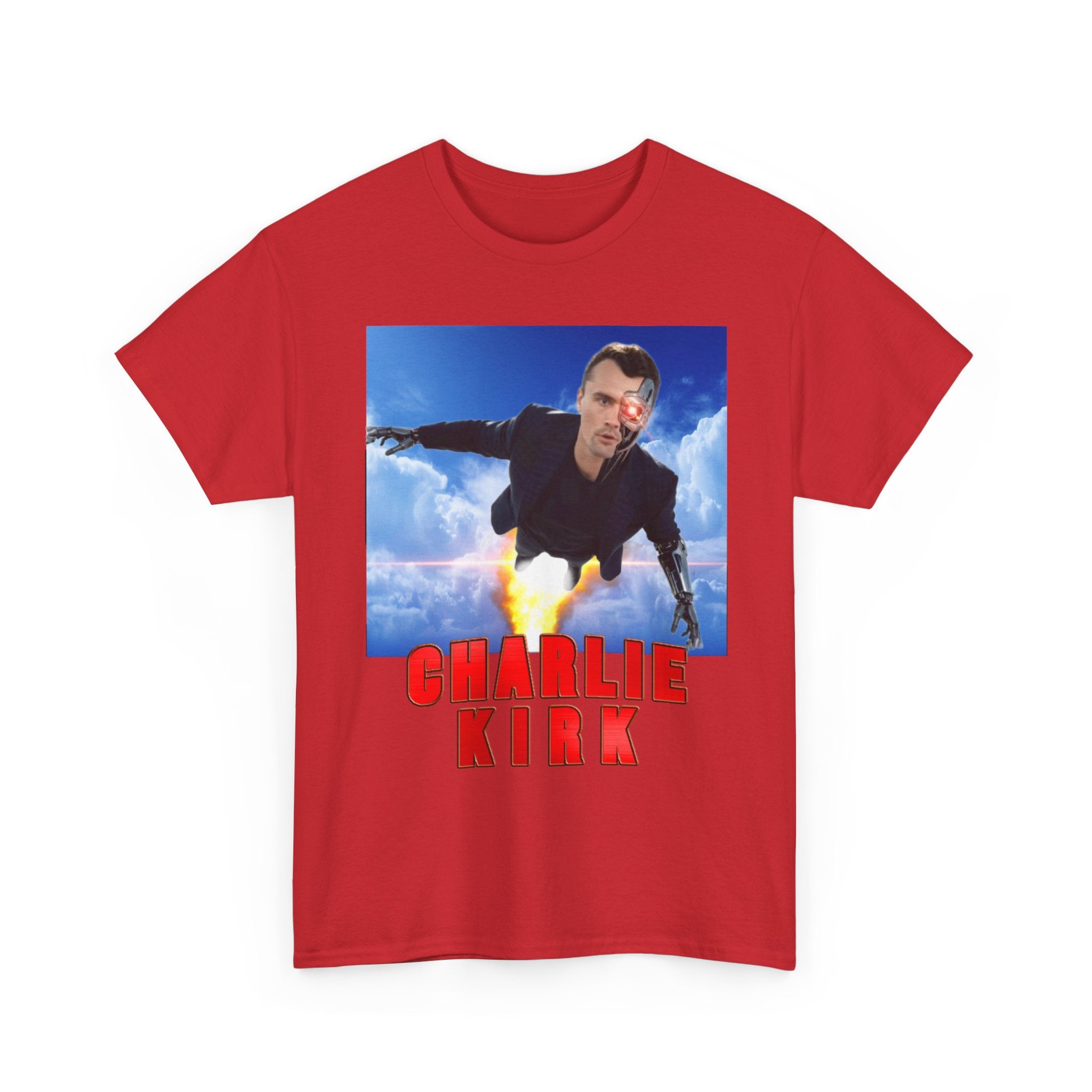 Charlie Kirkinator Heavy Cotton Graphic T-Shirt