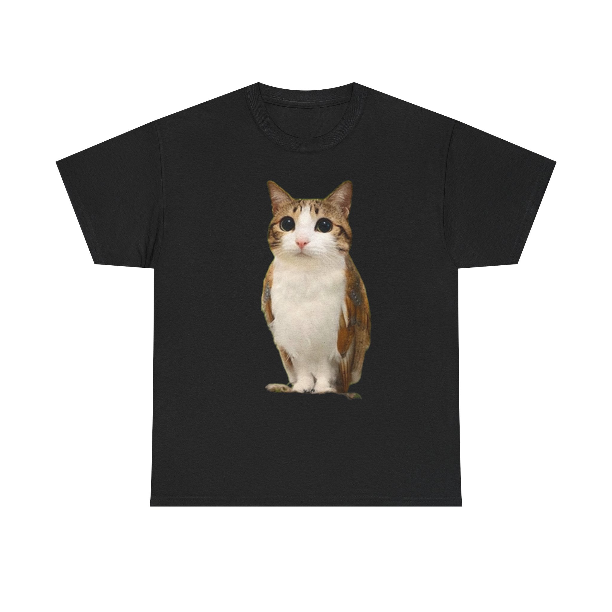"Meowl" Heavy Cotton Graphic T-Shirt