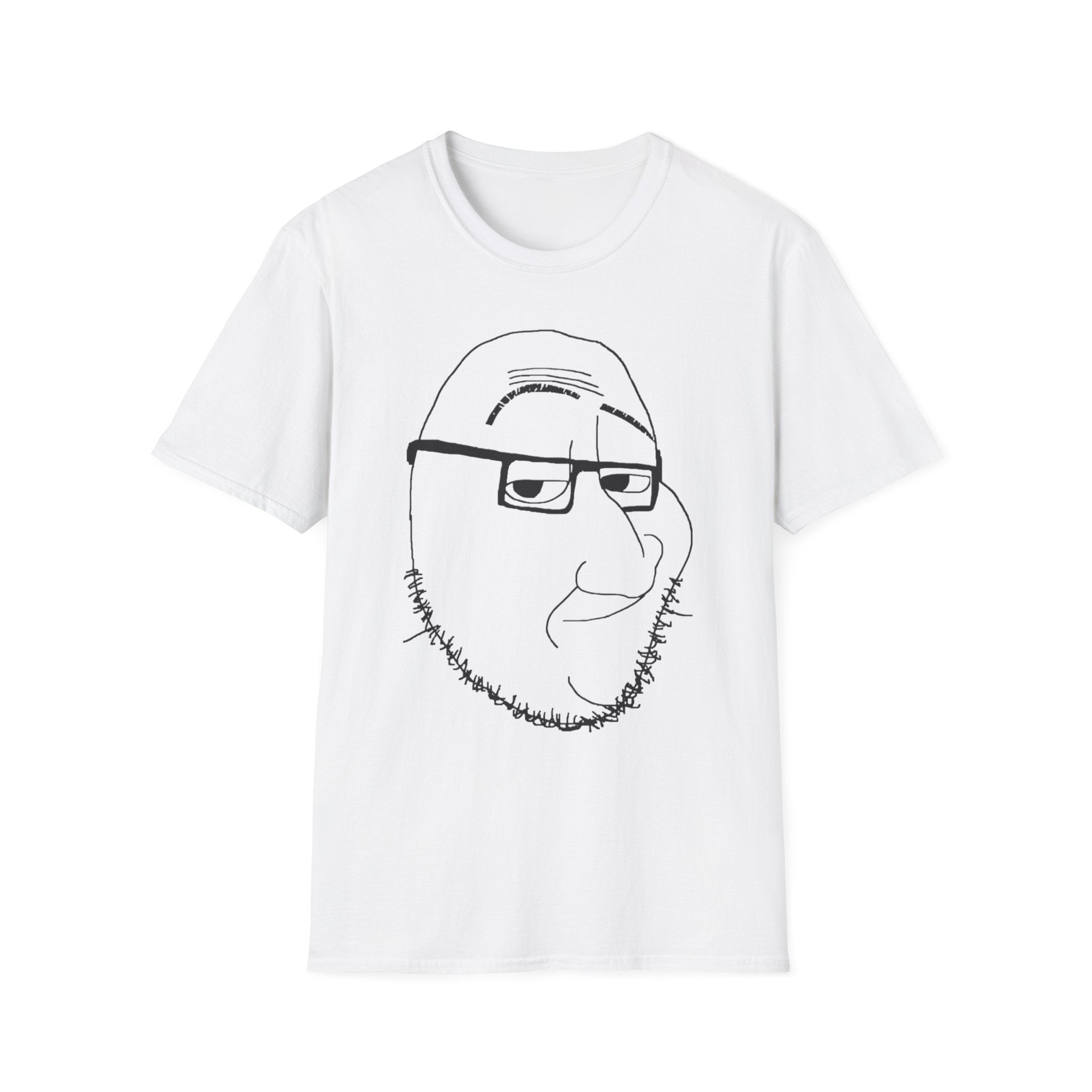 "Neckbeard Soyjack" Softstyle Graphic T-Shirt
