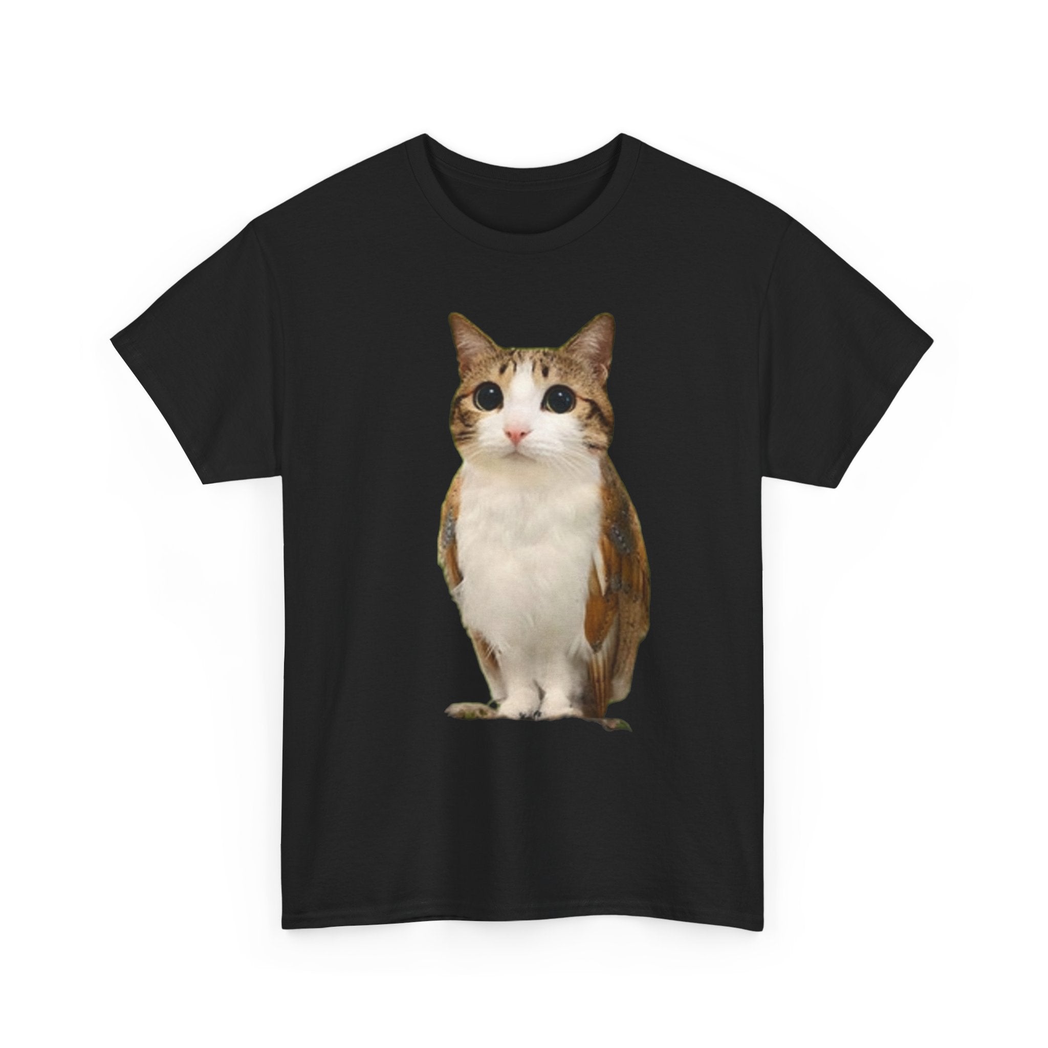 "Meowl" Heavy Cotton Graphic T-Shirt
