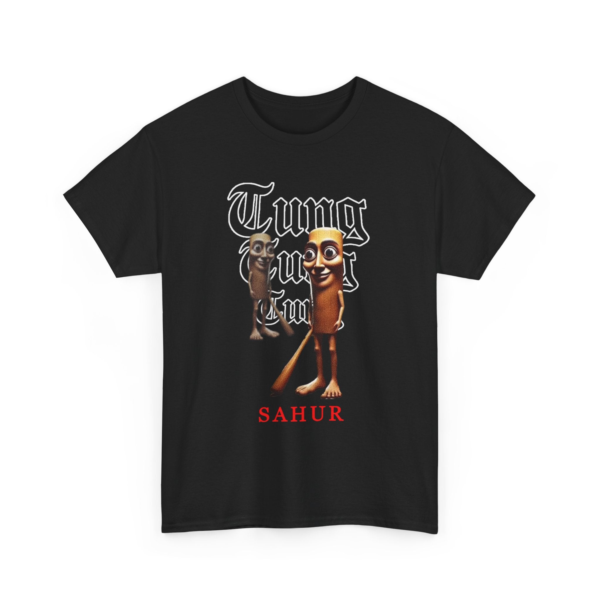 "Tung Tung Tung Sahur" Heavy Cotton Graphic T-Shirt