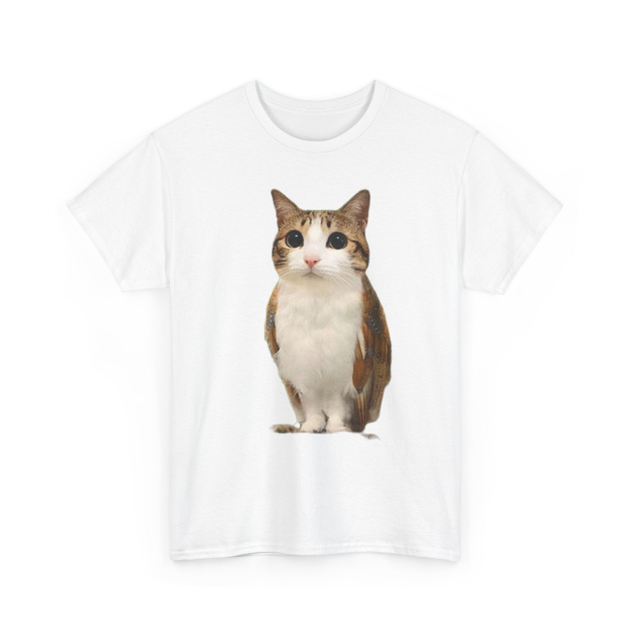 "Meowl" Heavy Cotton Graphic T-Shirt