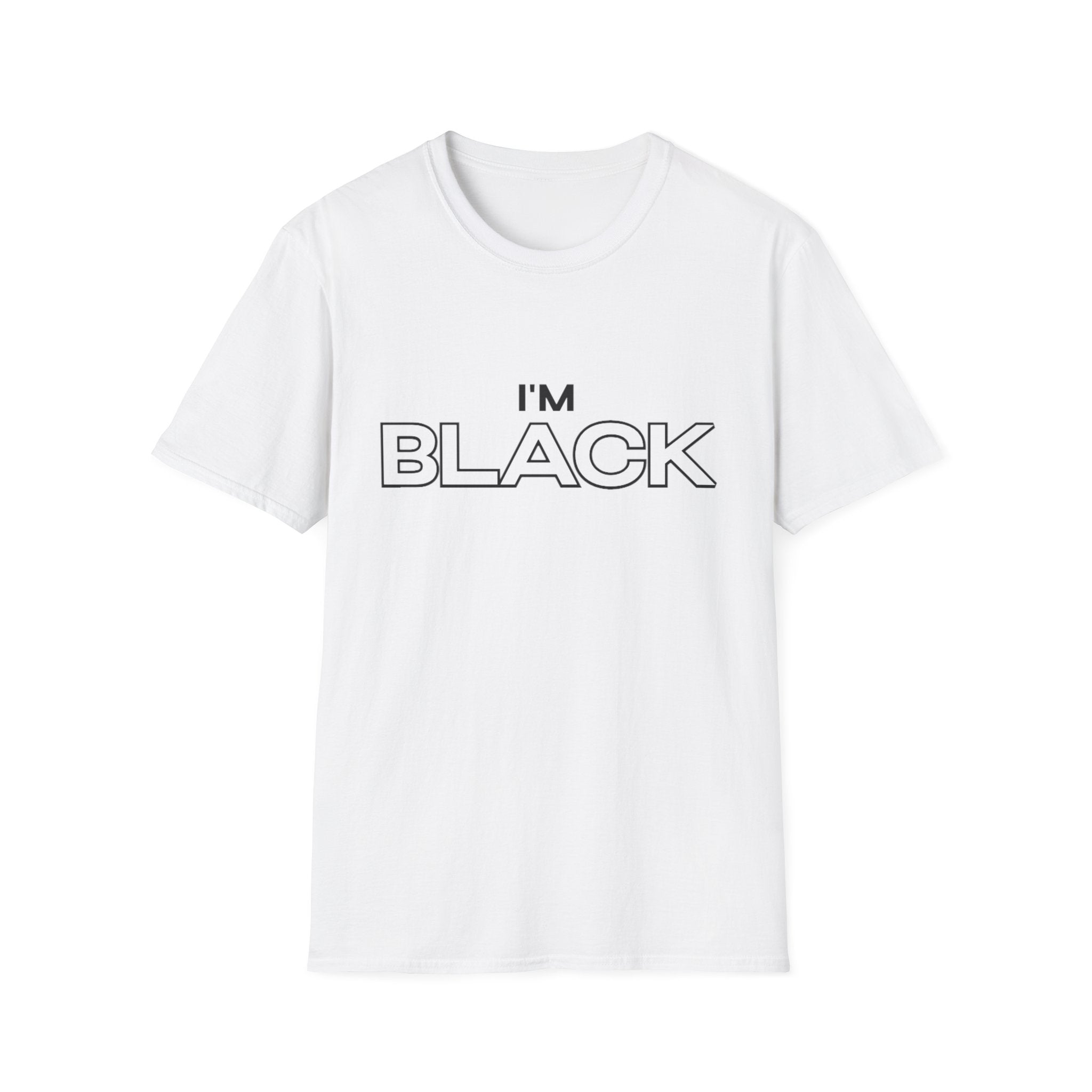 "I'm Black" Graphic Softstyle T-Shirt