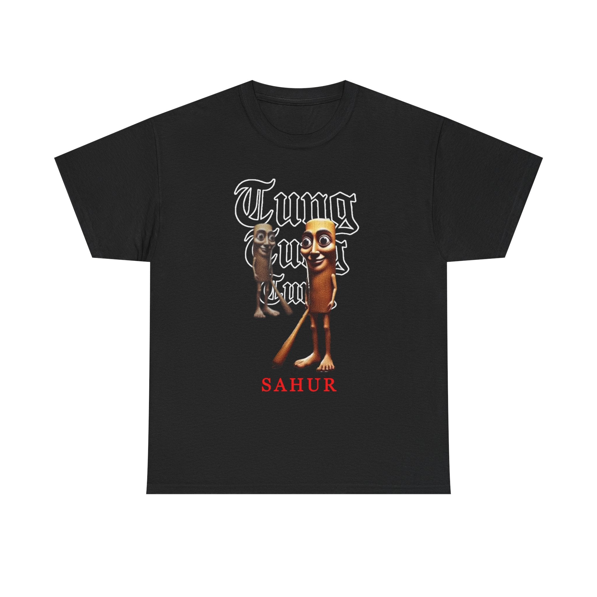 "Tung Tung Tung Sahur" Heavy Cotton Graphic T-Shirt