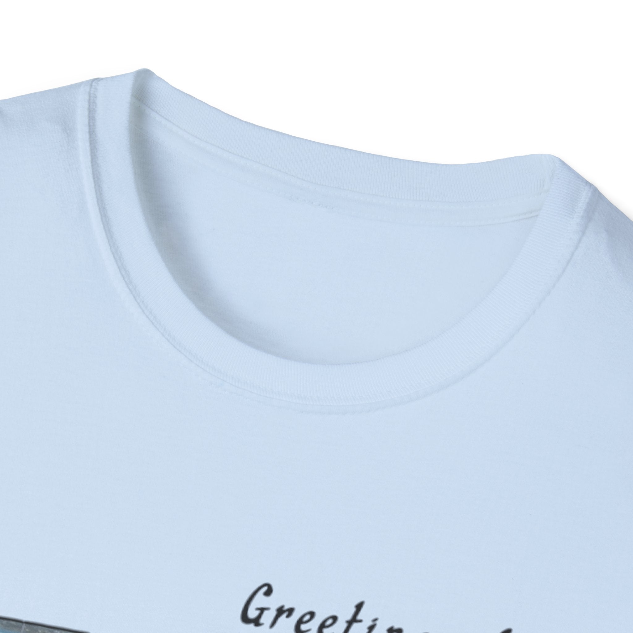 "Little Saint James" Softstyle Vintage Postcard T-Shirt