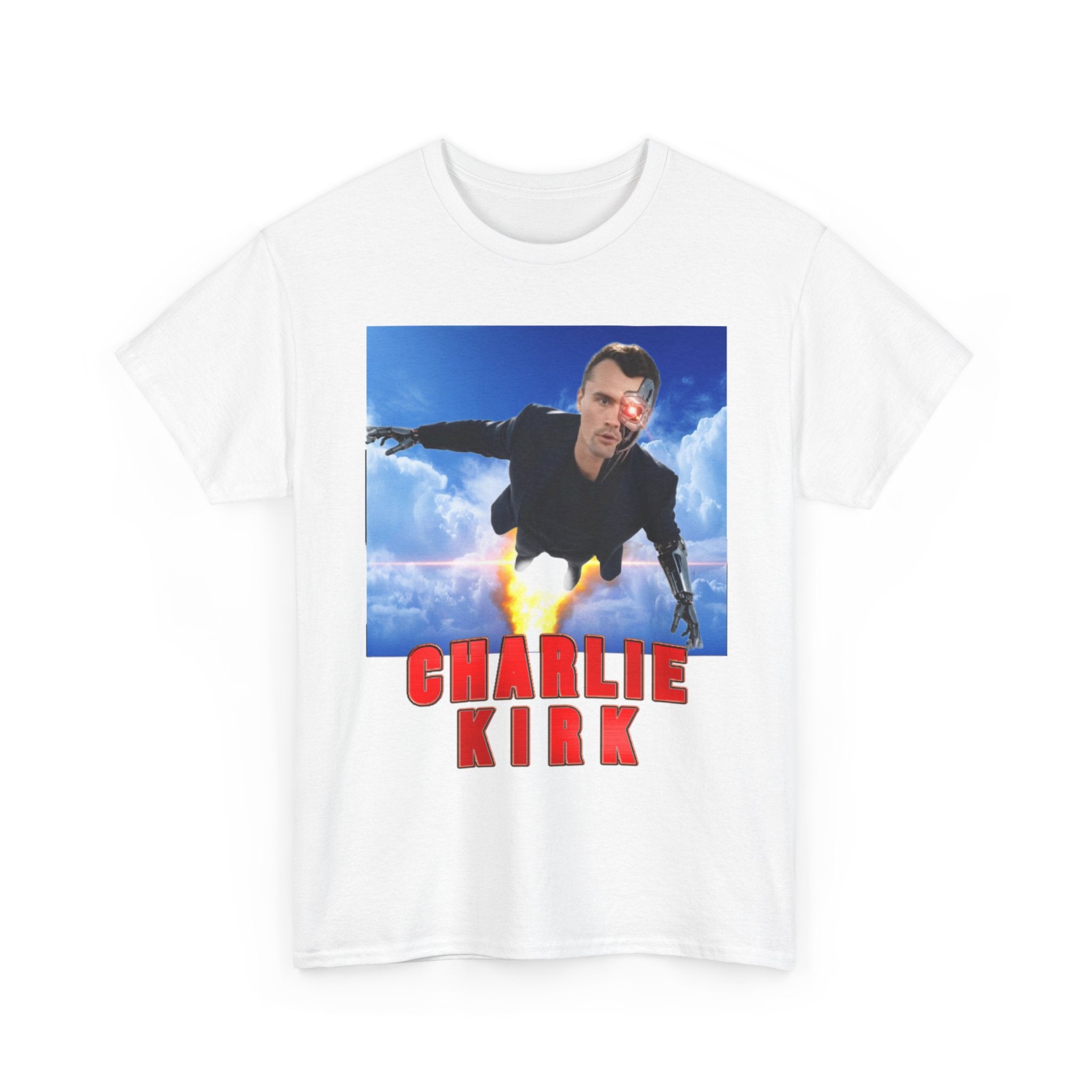 Charlie Kirkinator Heavy Cotton Graphic T-Shirt