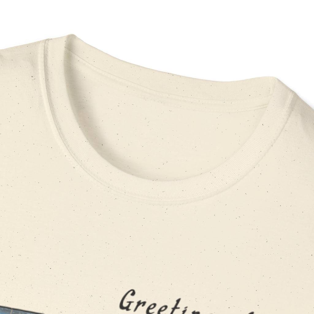 "Little Saint James" Softstyle Vintage Postcard T-Shirt