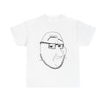 "Neckbeard Soyjak" Heavy Cotton Graphic T-Shirt