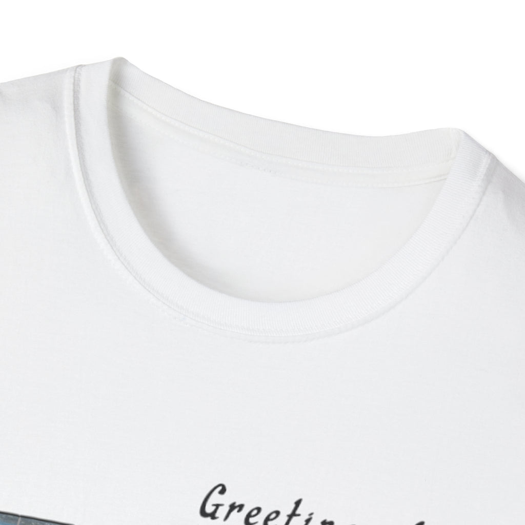"Little Saint James" Softstyle Vintage Postcard T-Shirt