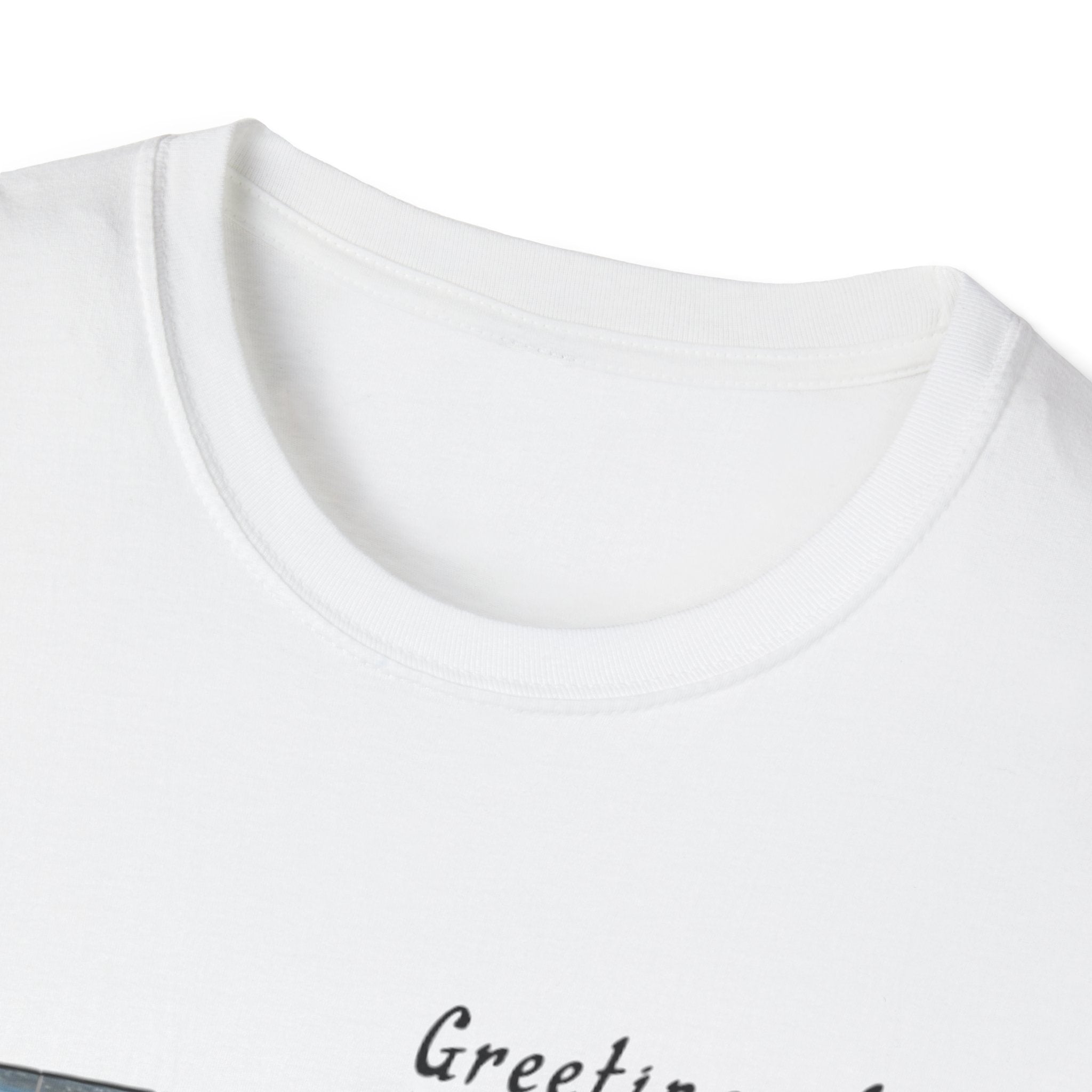 "Little Saint James" Softstyle Vintage Postcard T-Shirt