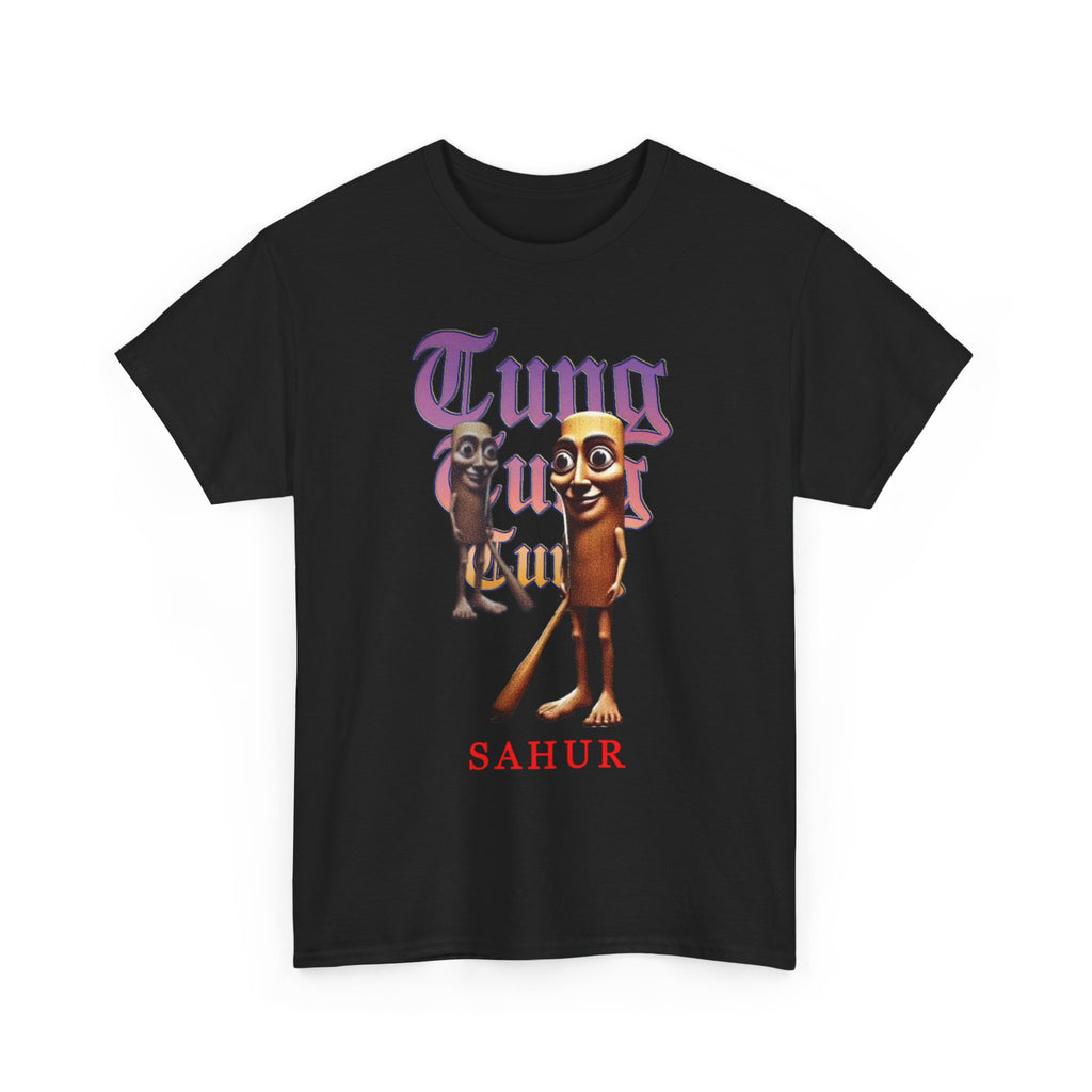 "Tung Tung Tung Sahur" Heavy Cotton Graphic T-Shirt