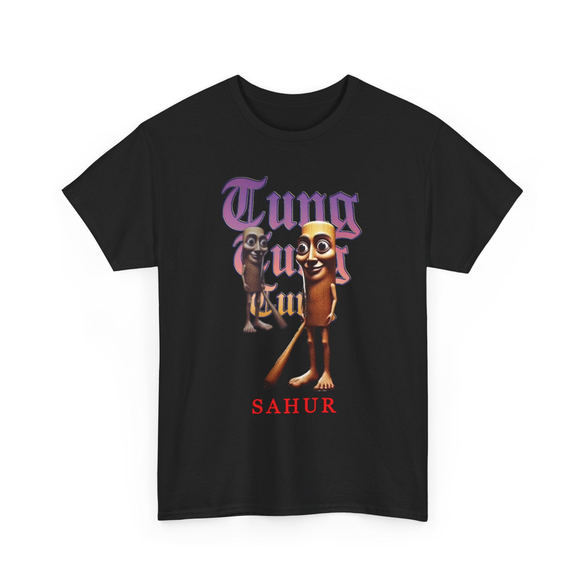 "Tung Tung Tung Sahur" Heavy Cotton Graphic T-Shirt