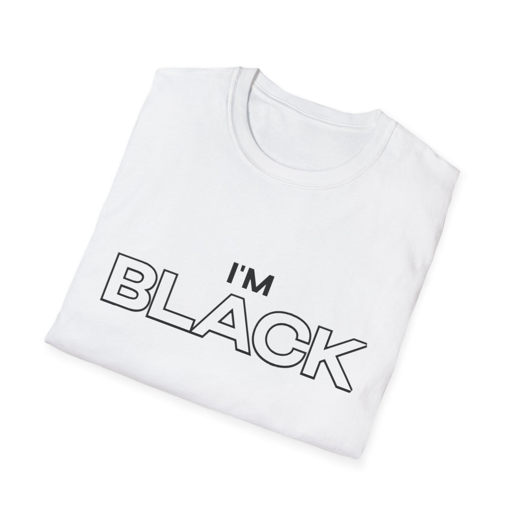 "I'm Black" Graphic Softstyle T-Shirt