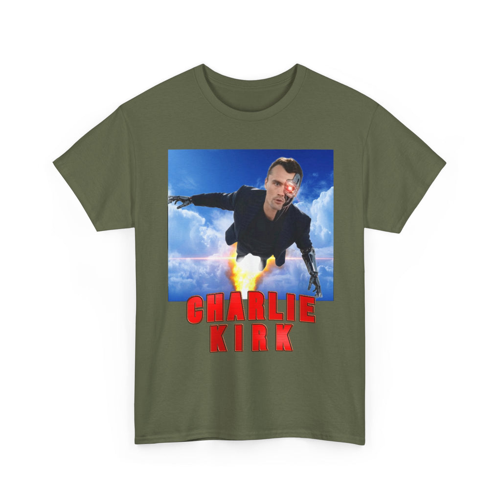 Charlie Kirkinator Heavy Cotton Graphic T-Shirt